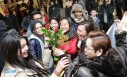 Sarah is warmly welcomed by fans, friends and family&nbsp;
