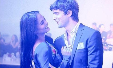 Isabelle Daza’s beau, Adrien Semblat, is also French. 