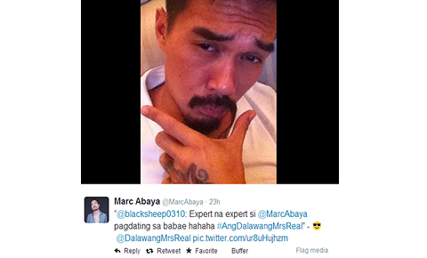 Ang sabi ng netizens sa Twitter, si Vincent Dumlao na raw ang &quot;Mr. Suave ng makabagong panahon.&quot; Agree ba kayo? - 7_twitter_comments_which_made_marc_abaya_react_by_taking_selfies__7_twitter_comments_which_made_marc_abaya_react_by_taking_selfies__1402501468