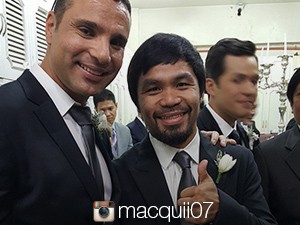 SPOTTED: Manny Pacquiao in Toni Gonzaga and Paul Soriano&#39;s wedding - spotted__manny_pacquiao_in_toni_gonzaga_and_paul_soriano_s_wedding_1434098048