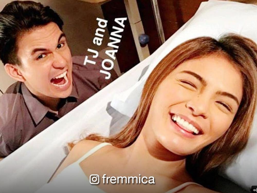 Look Tom Rodriguez And Lovi Poe Snapchats While Taping Someone To Watch Over Me Gma