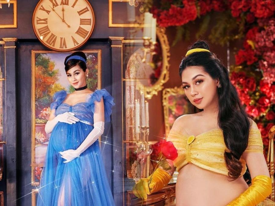 In Photos Zeinab Harake S Disney Themed Maternity Shoot Gma