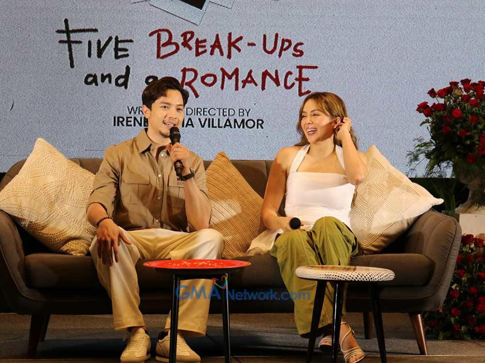 Alden Richards At Julia Montes Movie Na Five Break Ups And A Romance