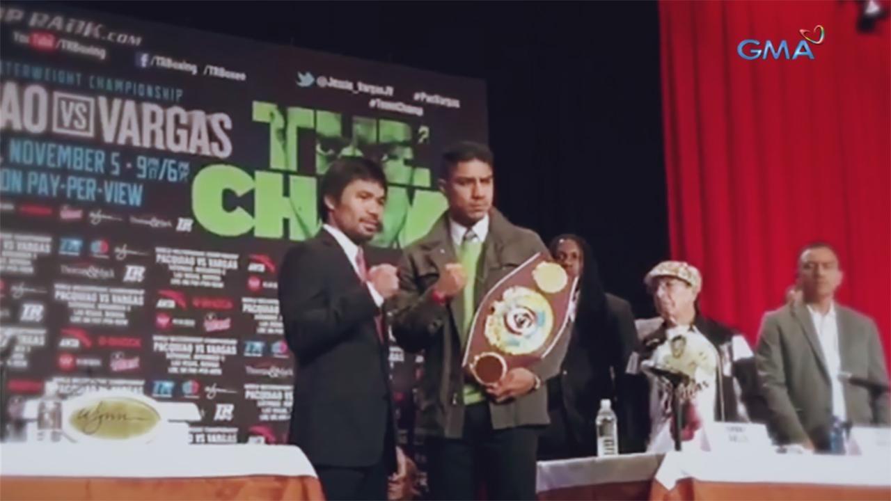 Watch Highlights Of Pacquiao Versus Vargas Press Conference Sa Amerika