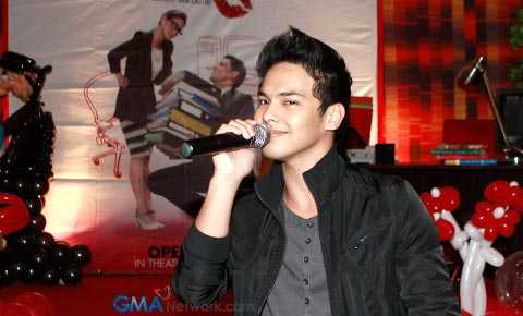 Kristoffer Martin briefly sang the chorus of My Lady Boss ' theme song