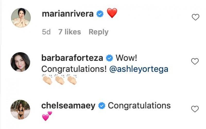 congratulated,additionally celebrities congratulated ashley ortega on her new business