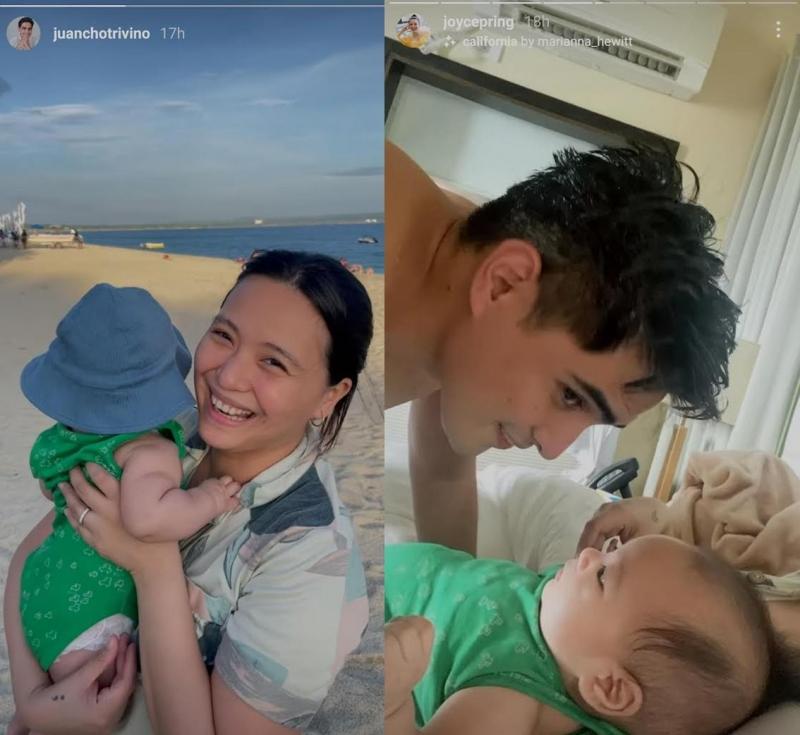 Joyce Pring And Juancho Trivino Share A Precious Moment With Baby