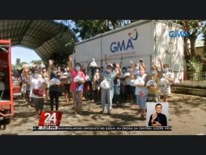 GMA Kapuso Foundation Naghatid Ng Tulong Sa Mga Nasalanta Ng Bagyong