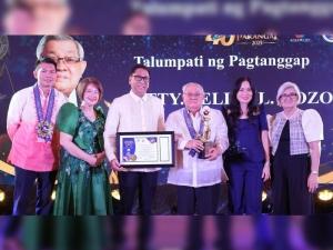 GMA  Network Chairman Atty Felipe L Gozon fourth from left