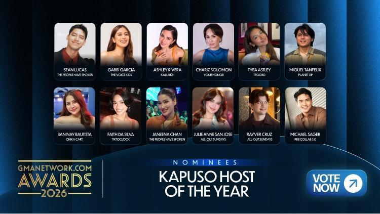 GMANetworkcom Awards 2026 Kapuso Host of the Year  