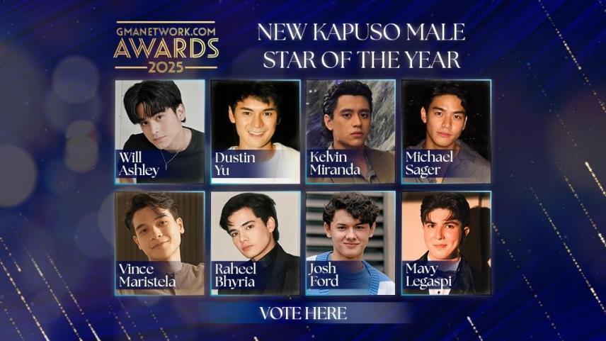 GMANetworkcom Awards 2025 New Kapuso Male Star of the Year