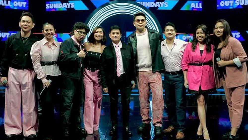Renz Verano, Jessica Villarubin, Daryl Ong with Tanghalan ng Kampeon 2025 grand finalists