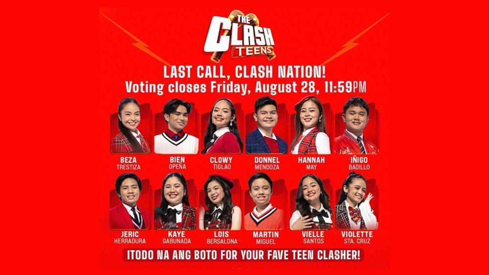 Voting for your favorite 'The Clash Teens' contestant ends tonight!