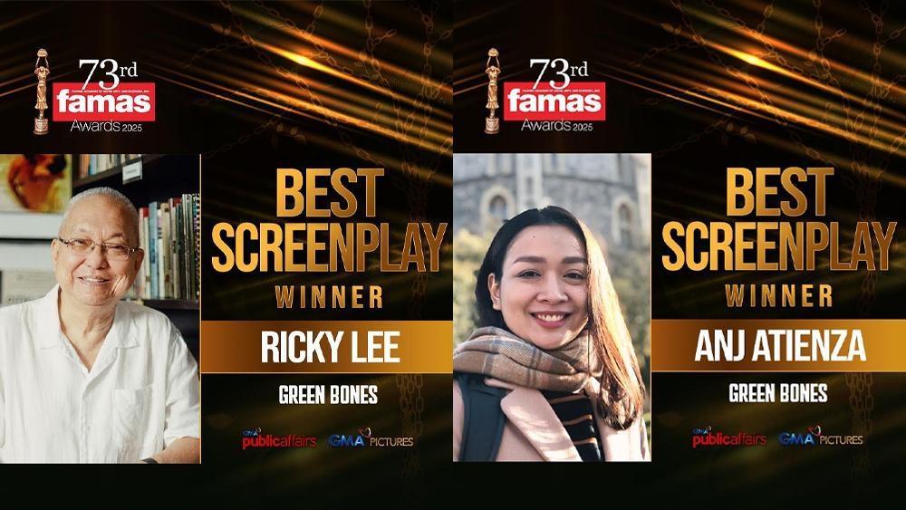 Ricky Lee and Anj Atienza