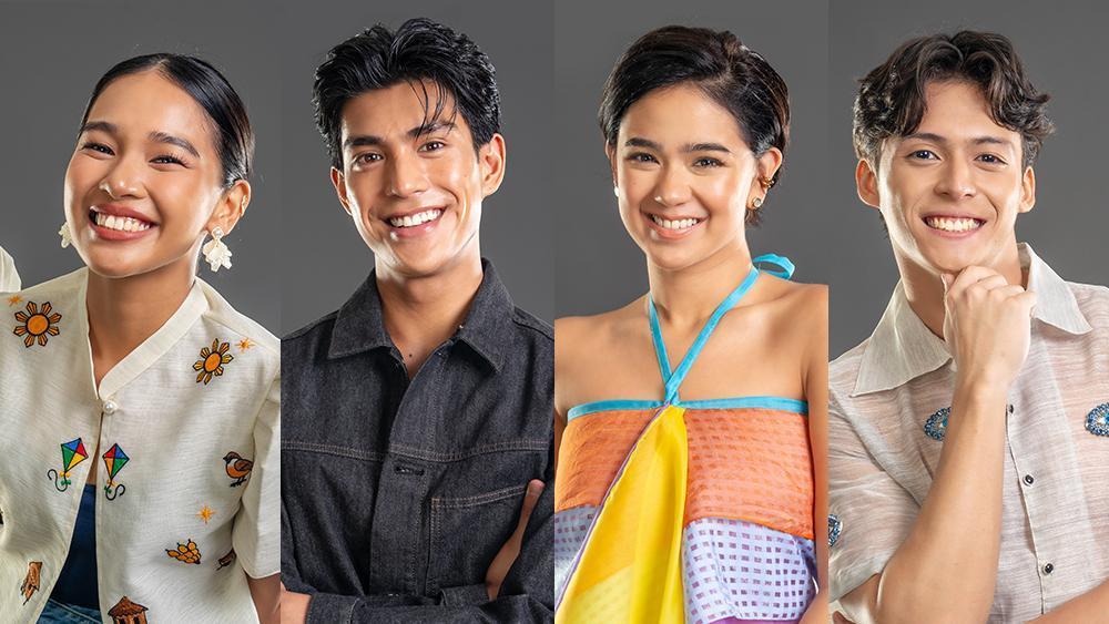 『Pinoy Big Brother Collab 3.0』のハウスメイト4人の宣材写真