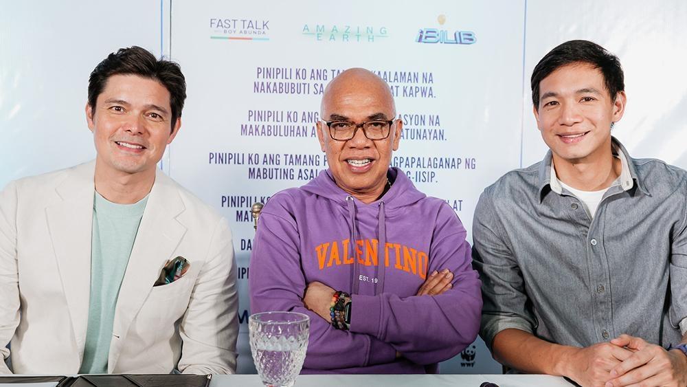 Boy Abunda, Chris Tiu, Dingdong Dantes for Be Juan Tama Advocacy Campaign