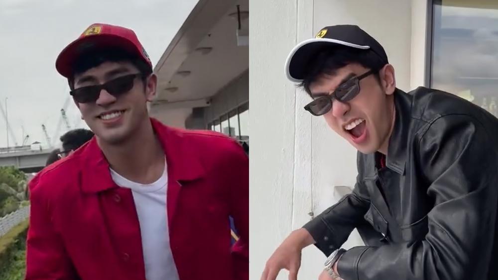 David Licauco at F1 Singapore Grand Prix