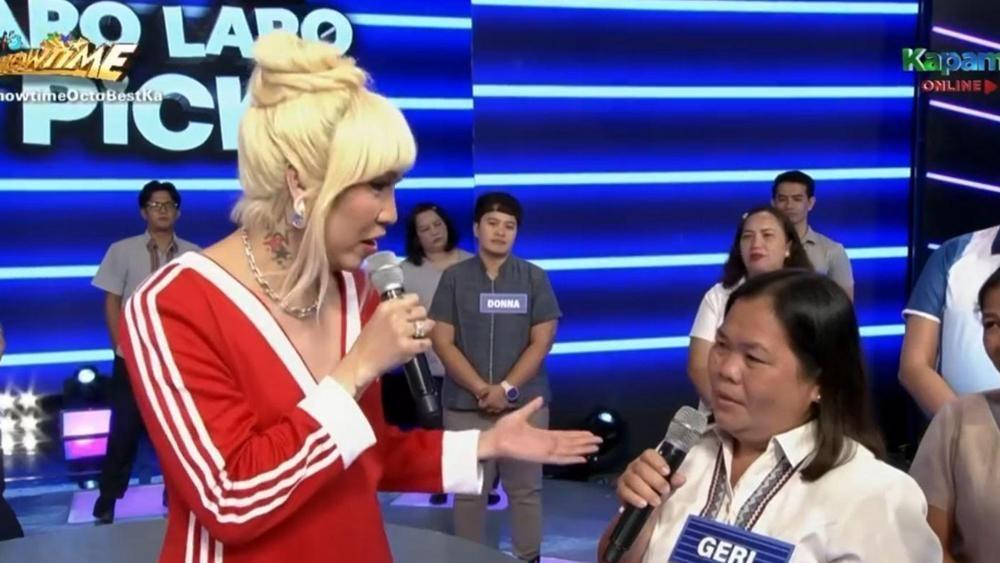 Vice Ganda and Teacher Gerl in Its Showtime
