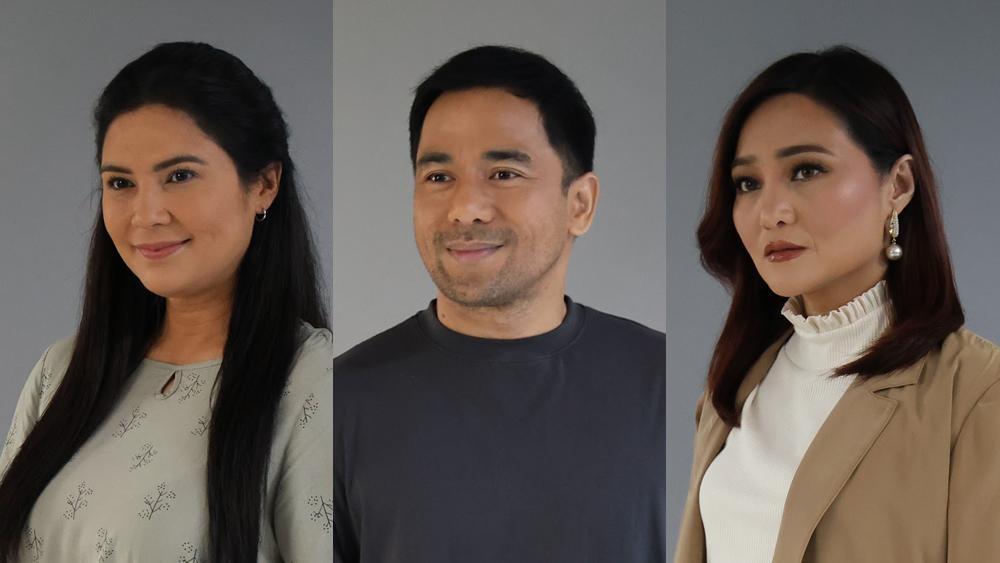 Vina Morales, Neil Ryan Sese, at Gladys Reyes