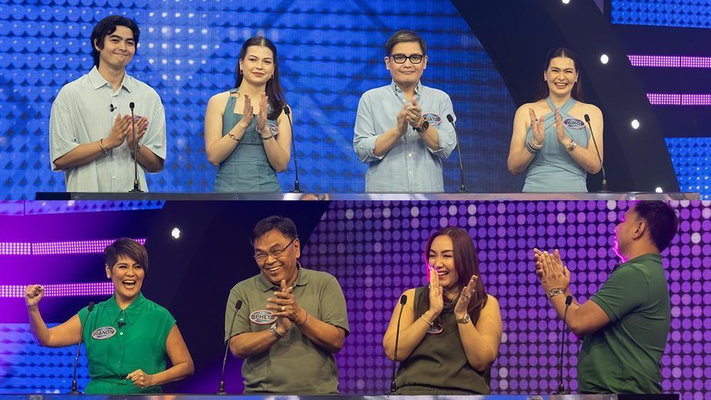 Aiko Melendez at Candy Pangilinan in Family Feud