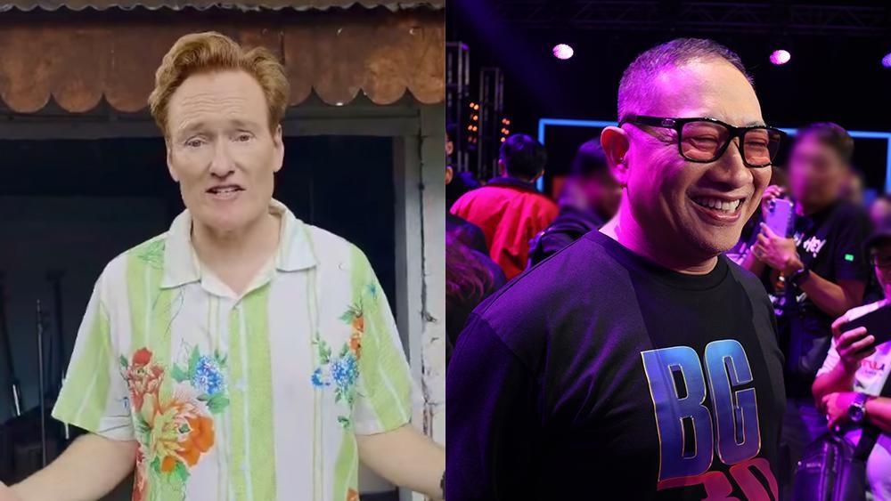 Michael V and Conan O Brien