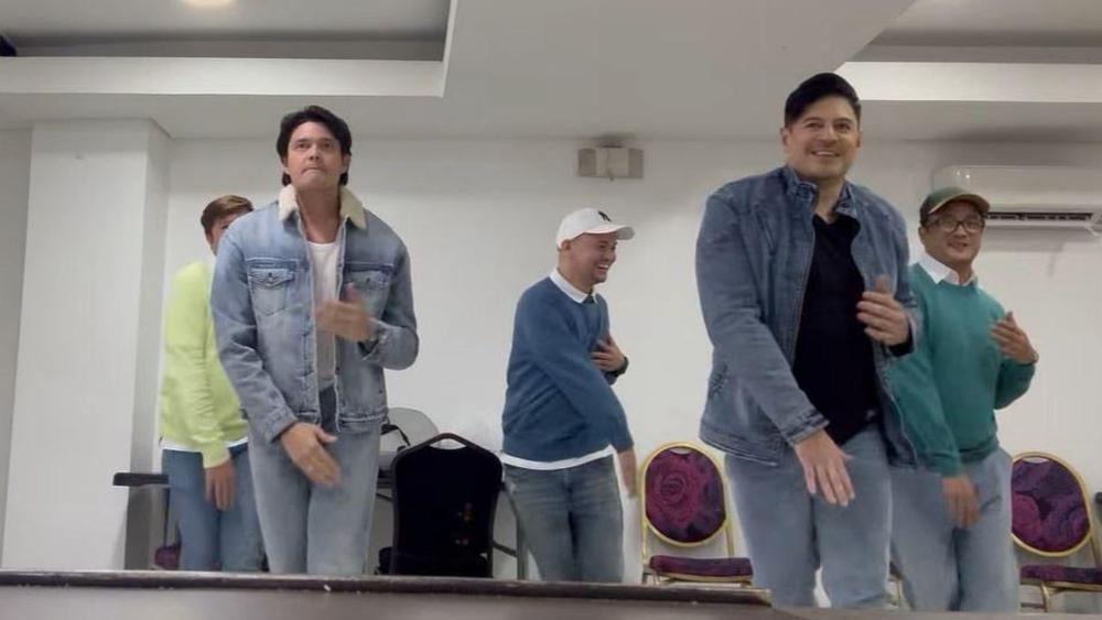 Dingdong Dantes, Arthur Solinap and Abztract Dancers