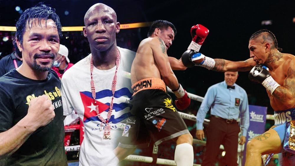 Manny Pacquiao and Mario Barrios