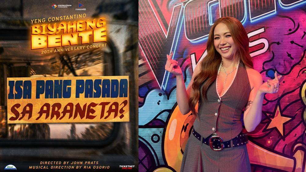 Yeng Constantino announces Day 3 of 'Biyaheng Bente' concert