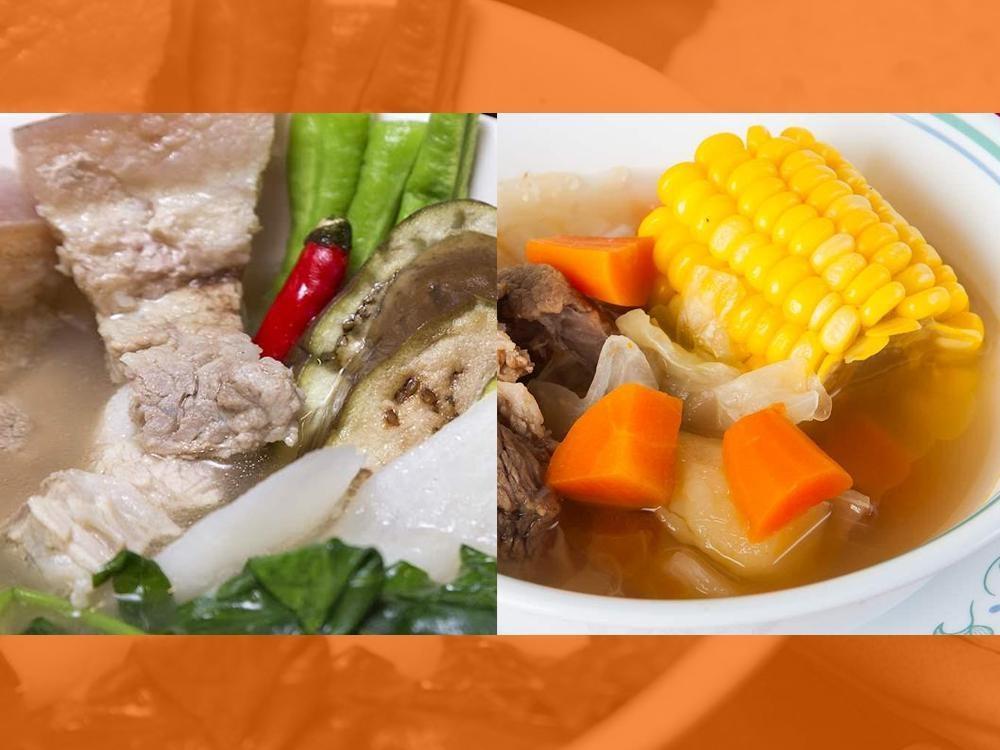 Sinigang and bulalo