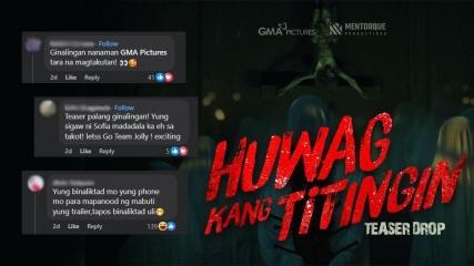 Huwag Kang Titingin teaser drop reactions