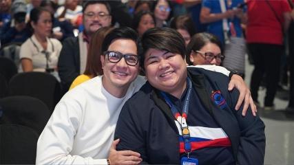 Alden Richards with OWWA PY Cuanan