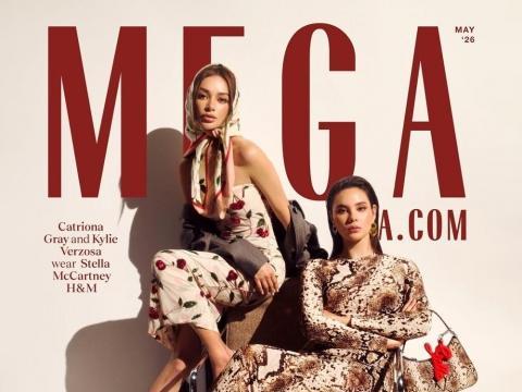 Beauty queens Catriona Gray and Kylie Versoza are on the cover of a lifestyle magazine