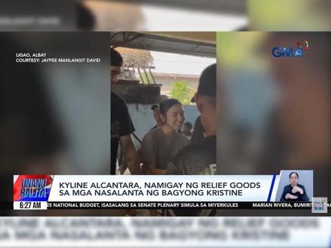 Kyline Alcantara and Kobe Paras help Tropical Storm Kristine victims | GMA  Entertainment