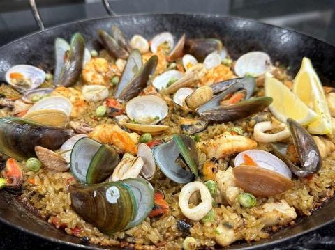 Seafood Paella for Noche Buena