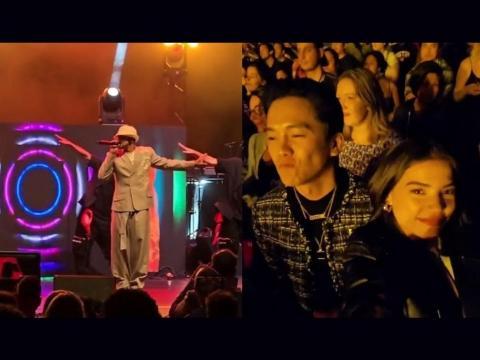 Rhian Ramos, Sam Verzosa attend Billy Crawford's concert in Paris