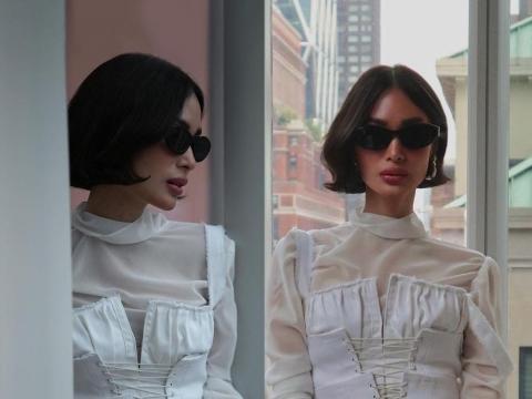 All Of Heart Evangelista's Outfits In New York