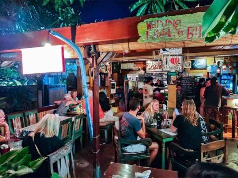 Exploring Balinese cuisine in flat lay