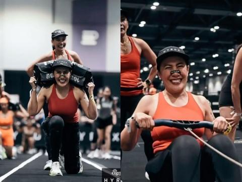 Aiai delas Alas completes Hyrox fitness competition in Hong Kong