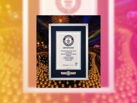 PH sets Guinness World Records for the largest display of water lanterns