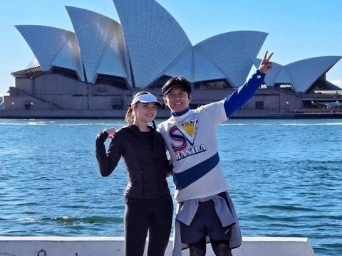 Rhian Ramos and Sam Verzosa participate in Sydney Marathon