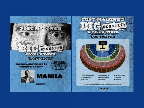 Here are the ticket prices for Post Malone's concert in PH