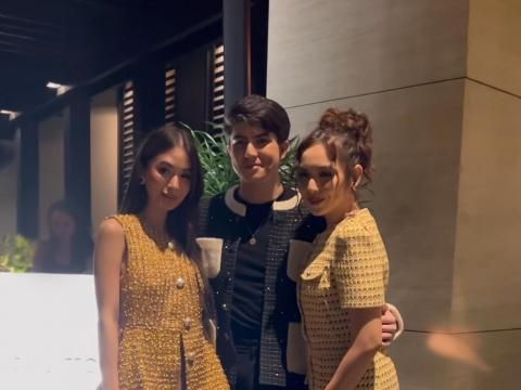 Heart, Mavy and Kyline grace Louis Vuitton's Christmas tree lighting event  in Makati