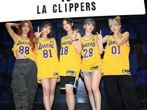 チェウォンLakers LE SSERAFIM chaewon ユニフォーム チェウォンLakers LE SSERAFIM chaewon ユニフォーム LE