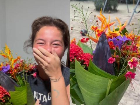 Philmar Alipayo gifts Andi Eigenmann with unique bouquet on Valentine's Day  | GMA Entertainment