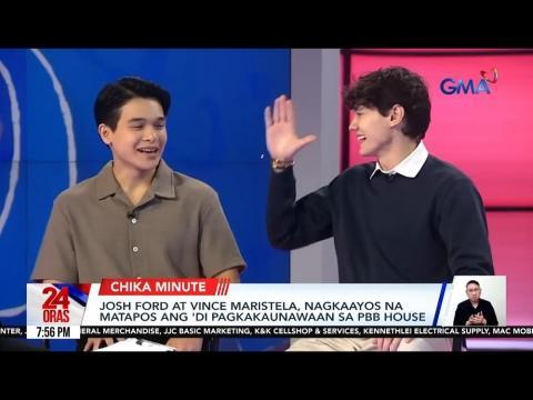 Josh Ford at Vince Maristela, nagkaayos na matapos ang misunderstanding sa PBB