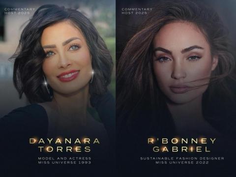 Dayanara Torres, R'Bonney Gabriel are Miss Universe 2025 commentary hosts