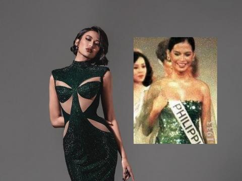 Michelle Dee's preliminary gown is a tribute to her mom Melanie Marquez