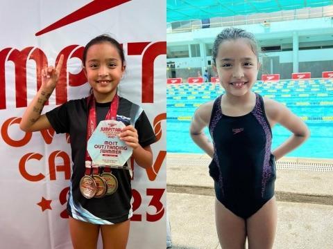 Zia Dantes, tinanghal na Most Outstanding Swimmer sa isang swimming  carnival | GMA Entertainment