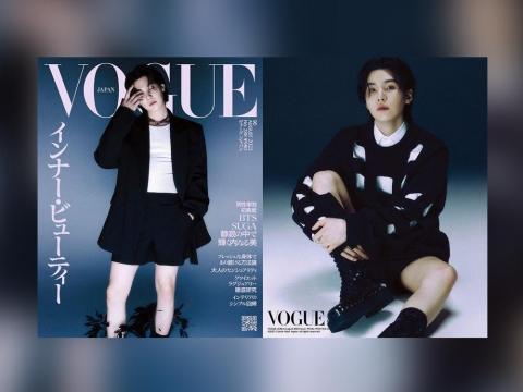 The most important thing is to be free: BTS' SUGA makes history as the  first male to grace the cover of Vogue Japan