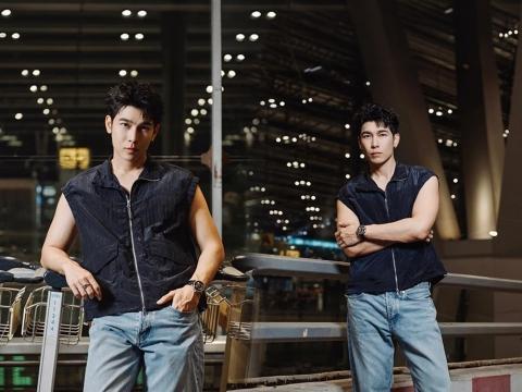 Mew Suppasit is in Manila for a global clothing brand